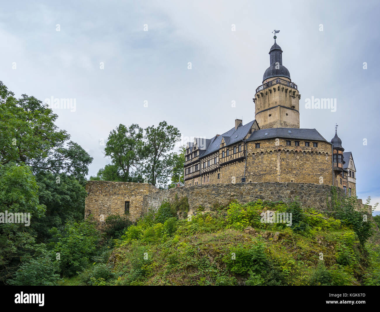 Burg Falkenstein im Harz, SachsenAnhalt, Deutschland Stockfoto, Bild