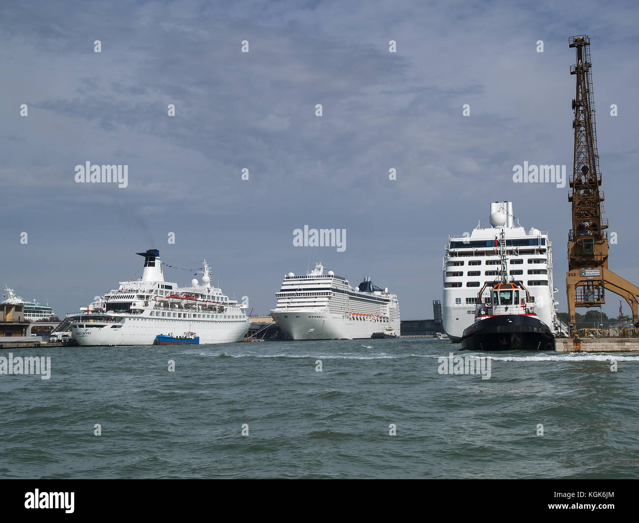 Cruise Ship Terminal von Venedig (Venezia terminal passeggeri), Venedig, Italien Stockfoto