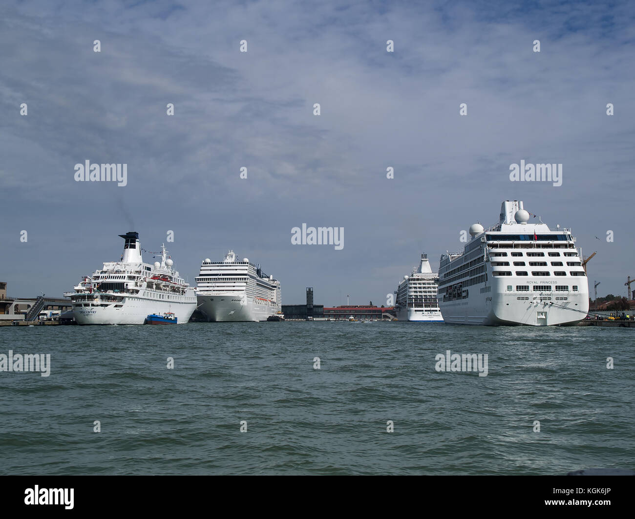 Cruise Ship Terminal von Venedig (Venezia terminal passeggeri), Venedig, Italien Stockfoto