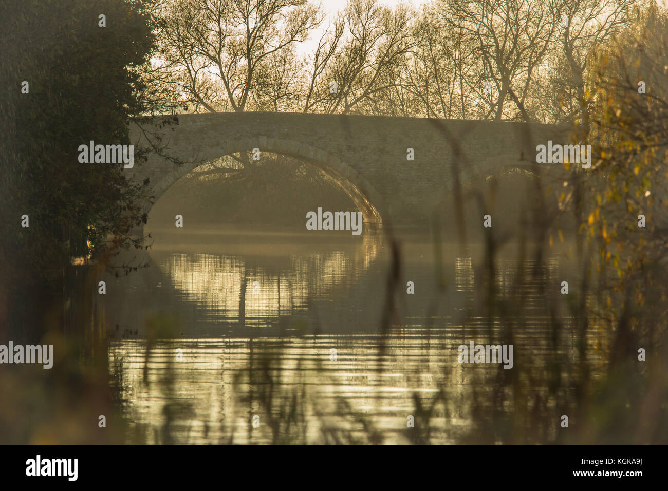 Culham Road Bridge über die Themse in Oxfordshire Stockfoto
