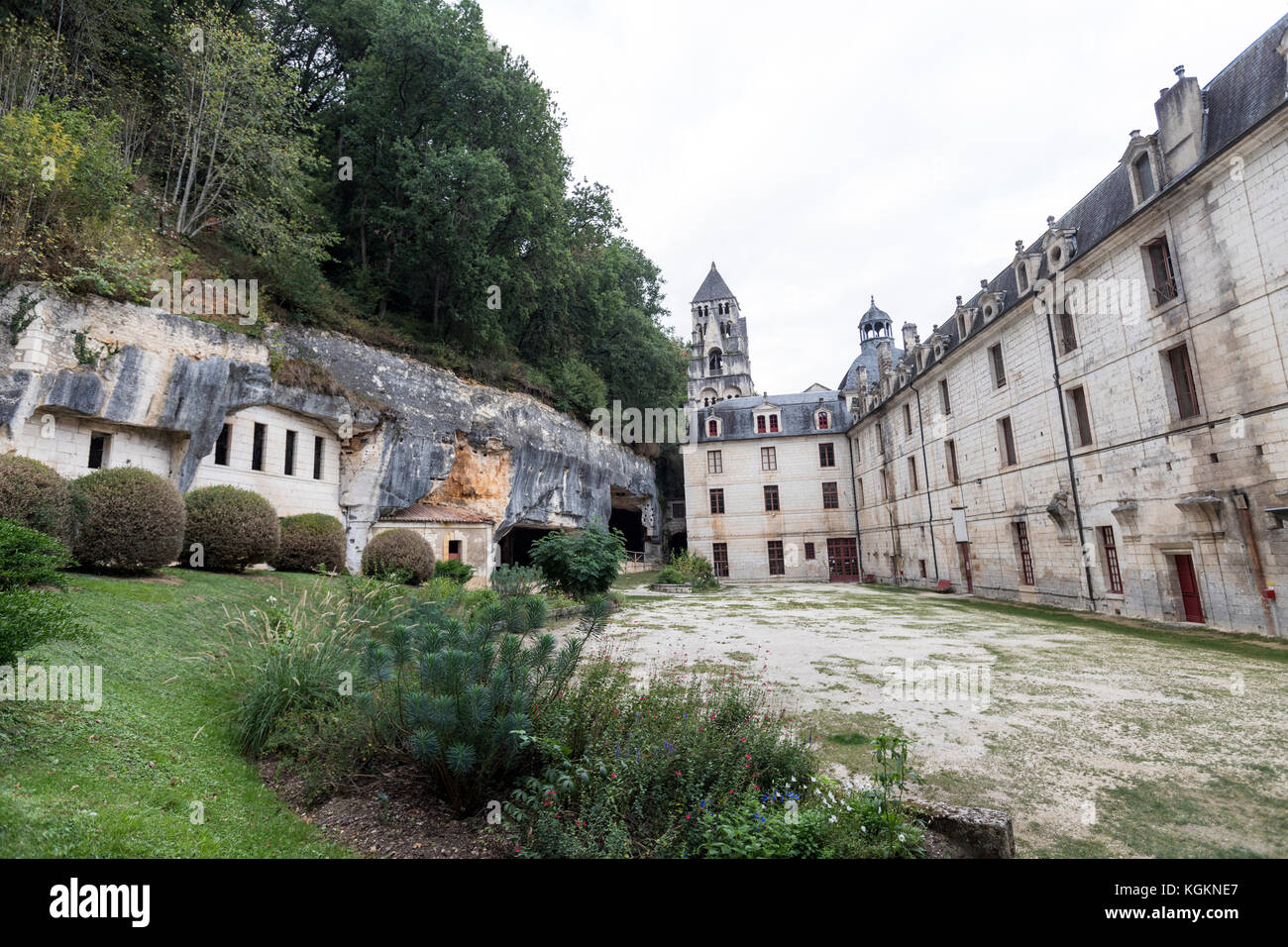 Benediktinerabtei von Brantôme, Brantome, Dordogne Stockfoto