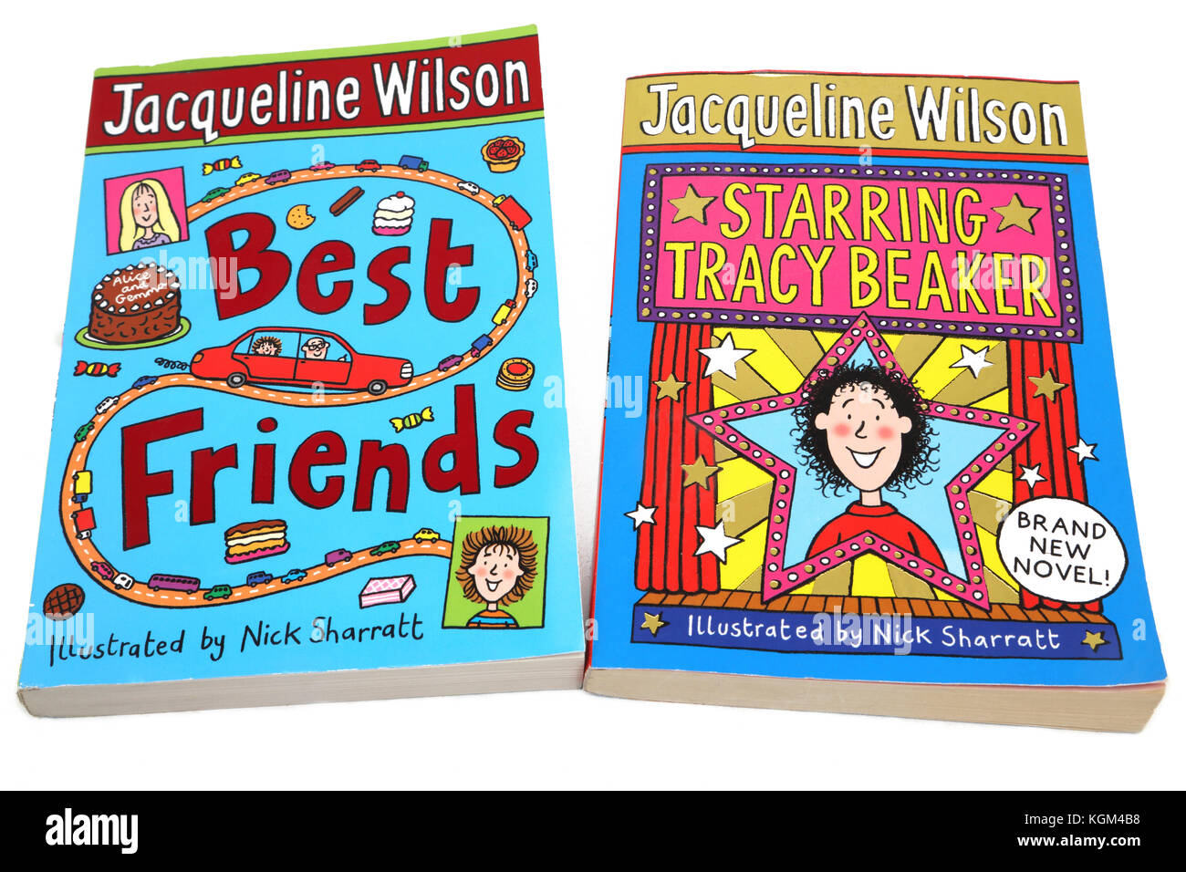 Kinderbücher von Jacqueline Wilson Stockfoto
