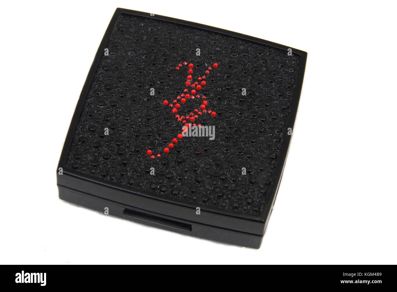 Ihr bester Freund Make Up Kompakt und Bürste Stockfoto