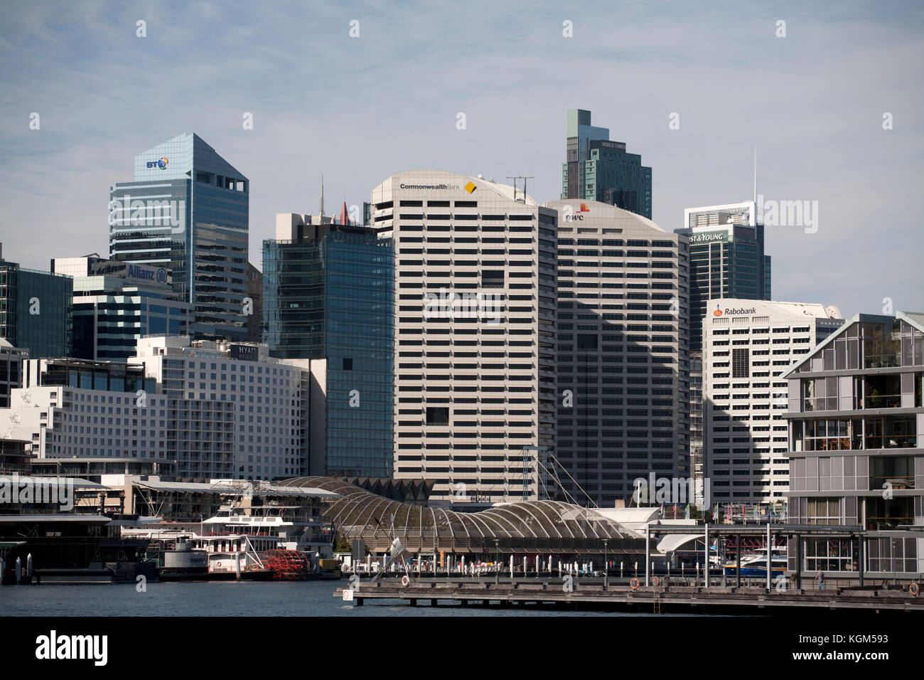 Central Business District Darling Harbour Sydney New South Wales Australien Stockfoto