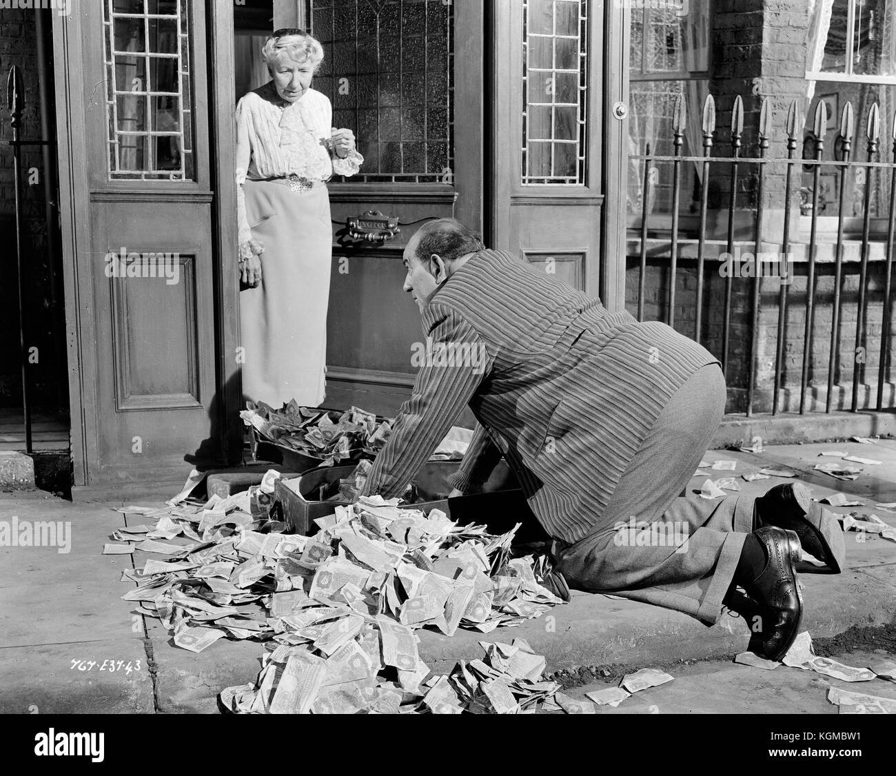 Die ladykillers (1951), Katie Johnson, Danny Grün Stockfoto