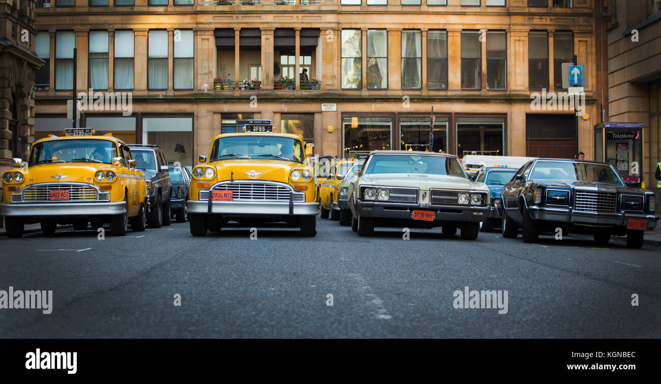 80's new york taxi Stockfoto