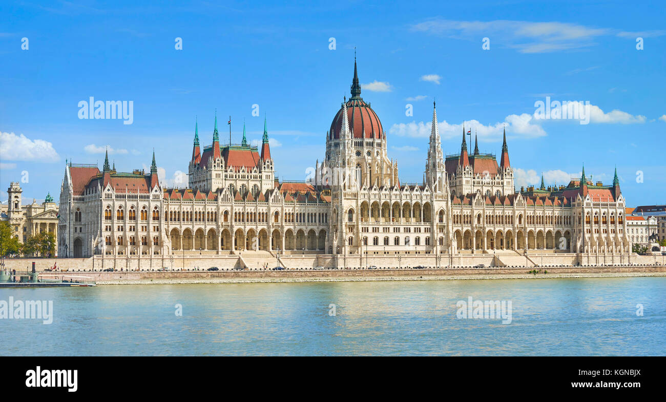 Budapest, Ungarn - Parlament Gebäude Stockfoto