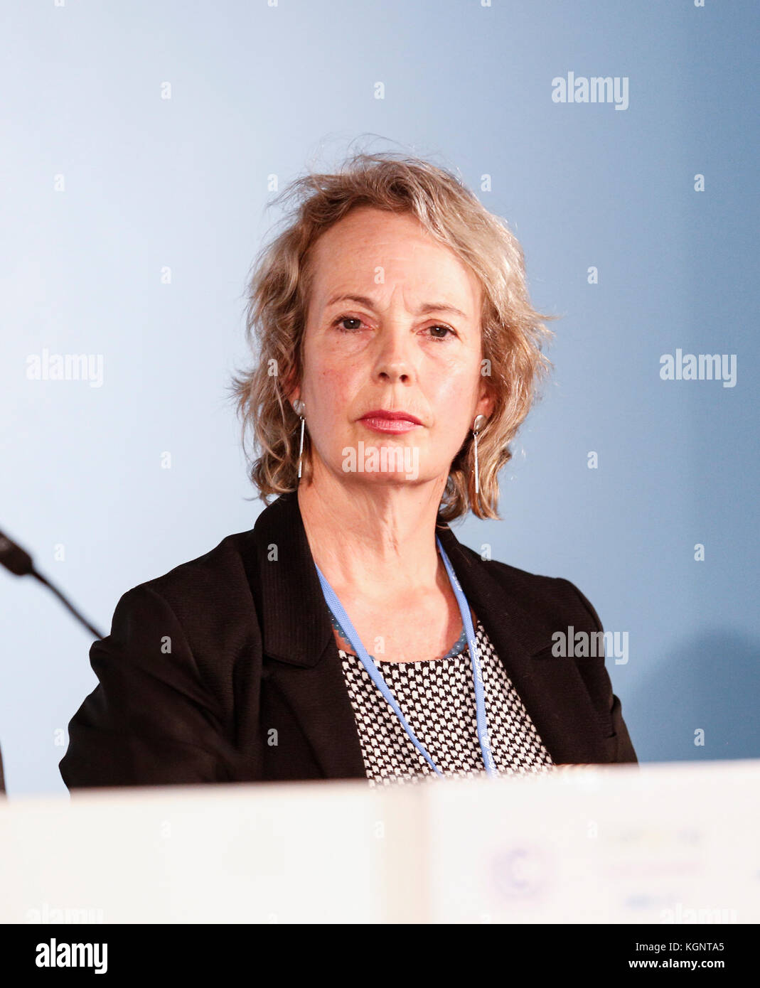 Bonn, Deutschland. 10 Nov, 2017. Jane madwick Auf der COP 23 Fidschi Konferenz in Bonn am 10. November 2017. COP 23 Wenn der UN-Rahmenkonvention zum Klimawandel organisiert. Fidschi Präsidentschaft hält über dieses Treffen in Bonn. Credit: dominika zarzycka/alamy leben Nachrichten Stockfoto