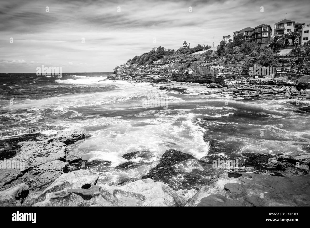 2017 Skulpturen am Meer in der Nähe von Bondi Beach in Sydney, NSW, Australien Stockfoto