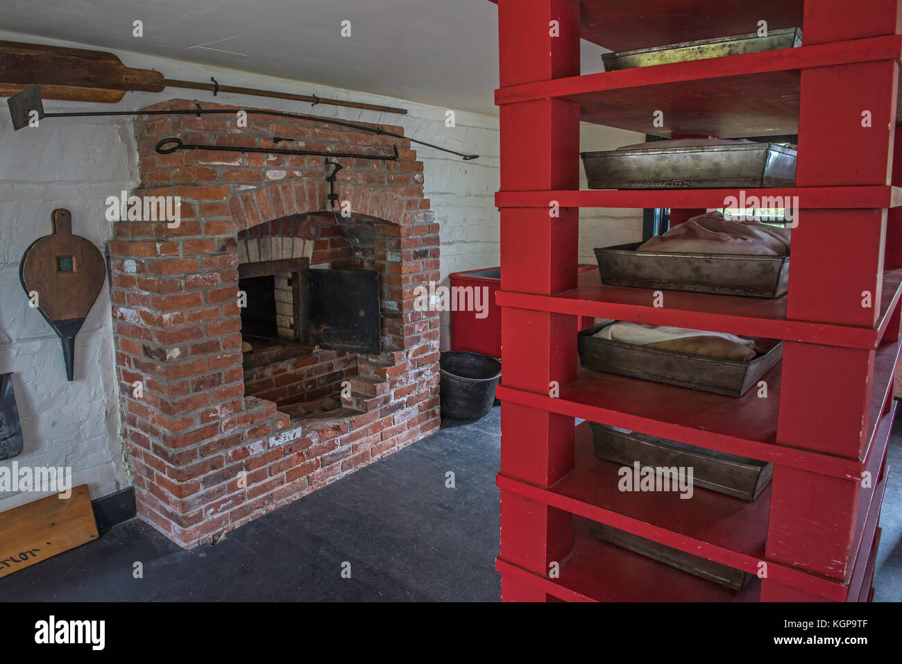 Bäckerei, Fort Wilkins Historic State Park, Michigan von Bruce Montagne/Dembinsky Foto Assoc Stockfoto