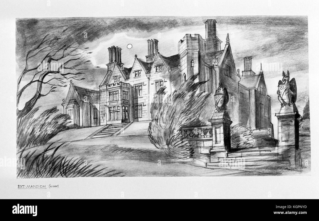 Der Spiegel knacken würde (1980) Produktion Skizzen Datum: 1980 Stockfoto