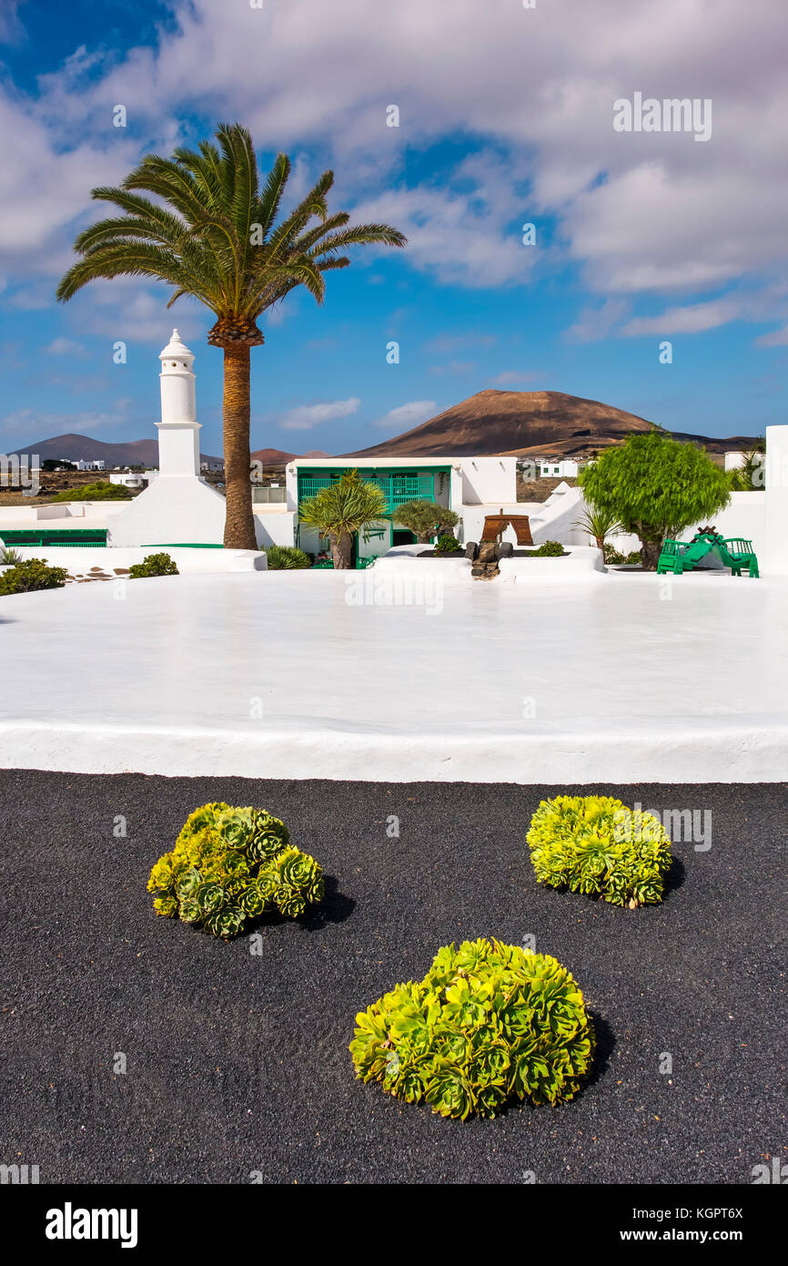 Außenansicht. Casa Museo del Campesino, Denkmal für den Bauern. Geschaffen von César Manrique. San Bartolome. Lanzarote Island, Kanarische Inseln, Spanien, EU Stockfoto