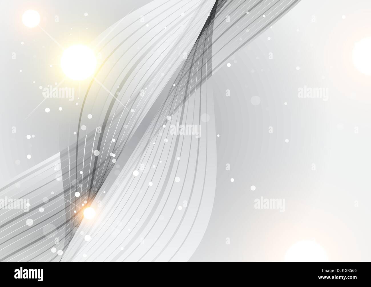 Abstraktion Elemente mit Leuchten auf weißem Hintergrund Stock Vektor