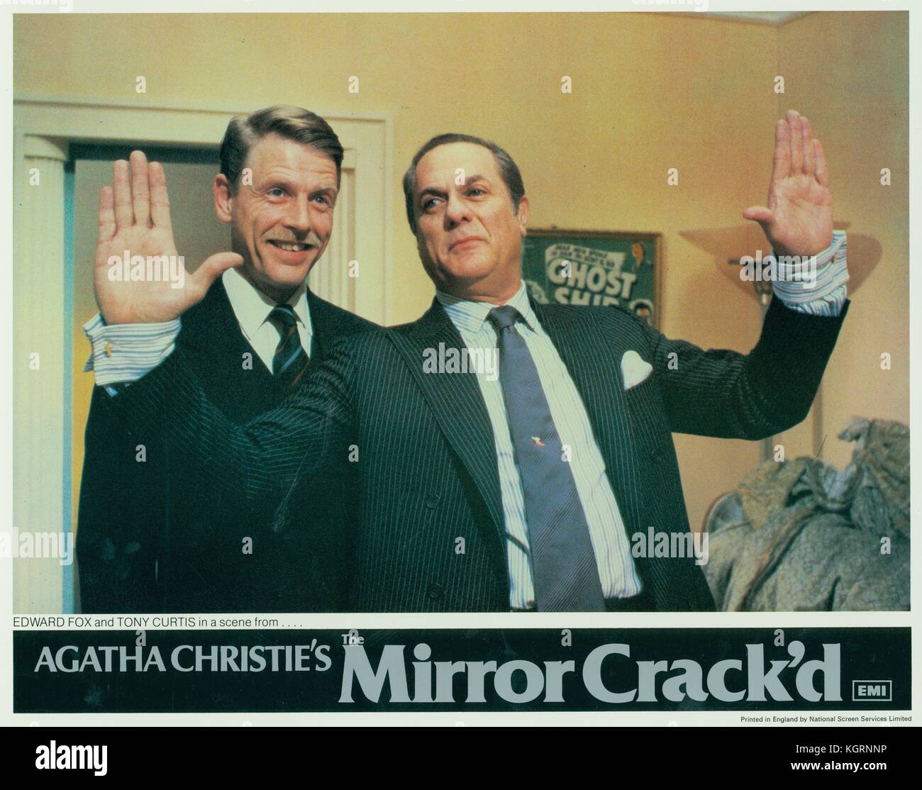 Der Spiegel knacken würde (1980), Tony Curtis, Edward Fox Datum: 1980 Stockfoto