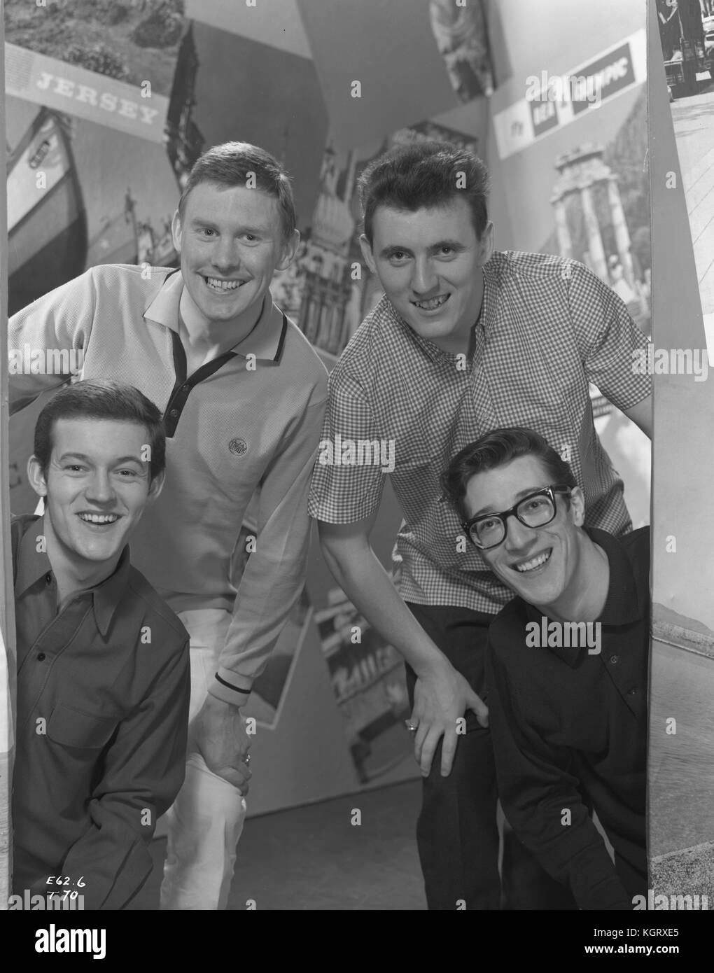 Sommerurlaub (1963), The Shadows, Hank Marvin, Bruce Welch, Brian Bennett, Brian Verriegelung Stockfoto