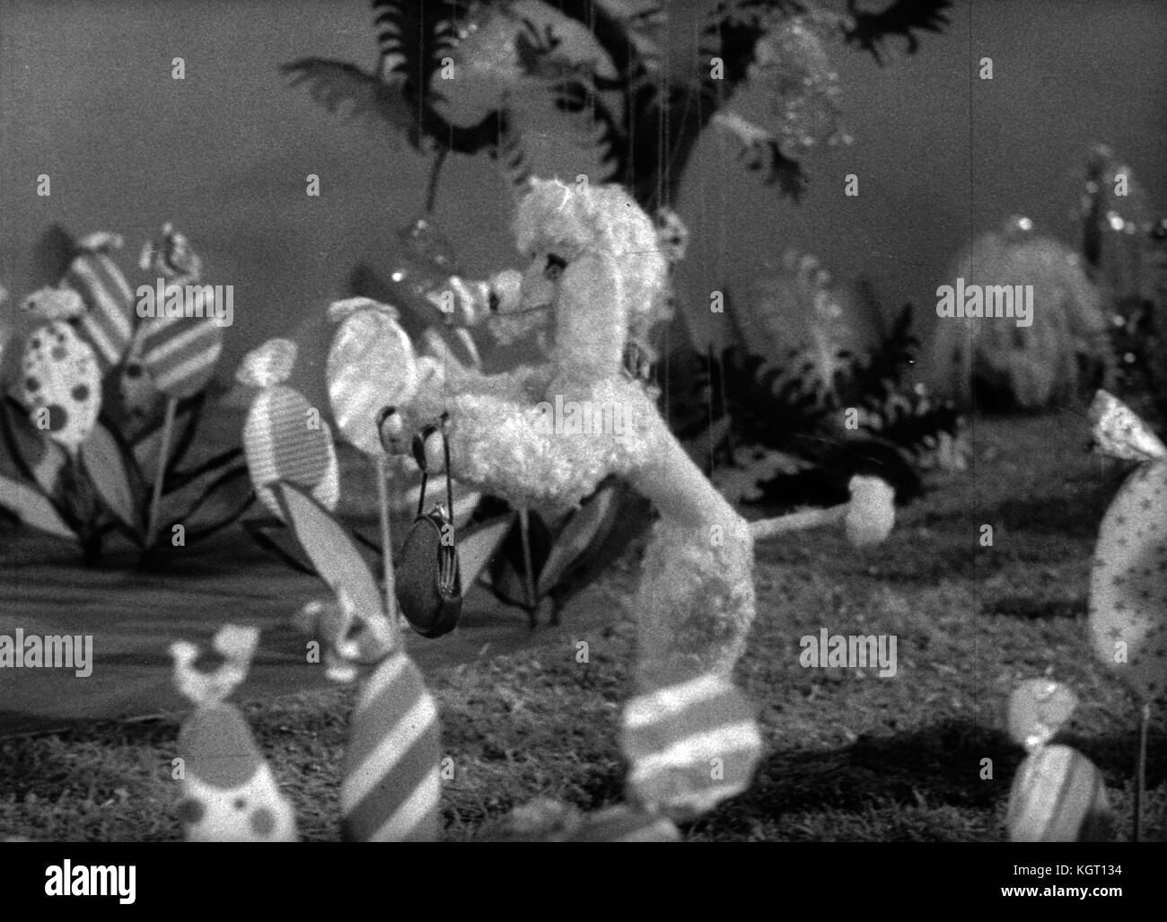 Die Batterie torchy Boy (1957) TV-Serie, Serie, Episode 7, Torchy kehrt zur Erde zurück, Pom-Pom der Hund Datum: 1957 Stockfoto