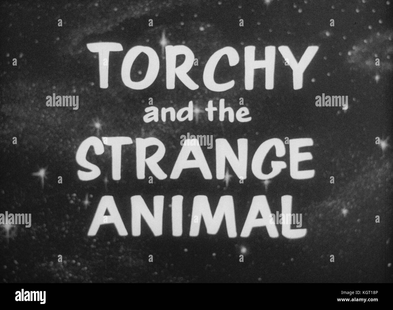 Die Batterie torchy Boy (1957) TV-Serie, Serie, Episode 16, Torchy und das seltsame Tier Datum: 1957 Stockfoto