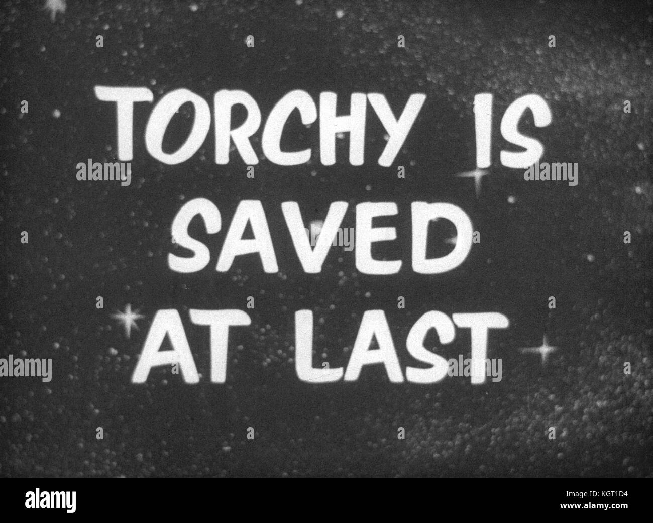 Die Batterie torchy Boy (1957) TV-Serie, Serie, Episode 20, Torchy gespeichert Endlich Datum: 1957 Stockfoto