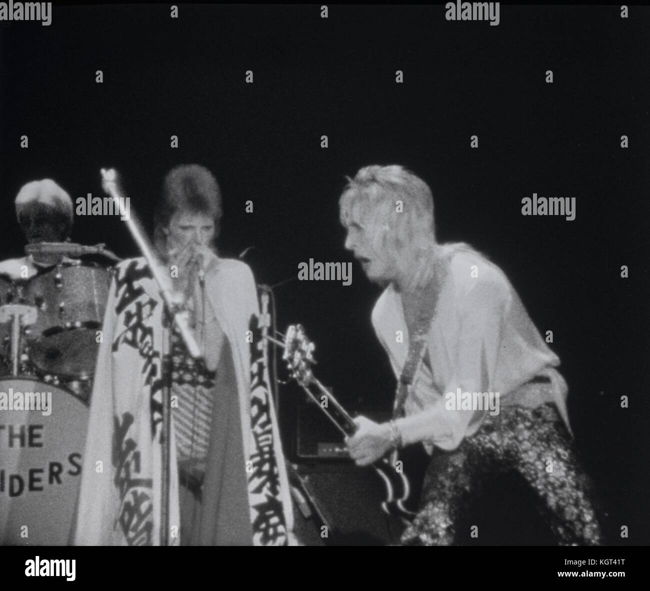 Ziggy Stardust und die Spiders from Mars (1973) David Bowie, Mick Ronson Datum: 1973 Stockfoto