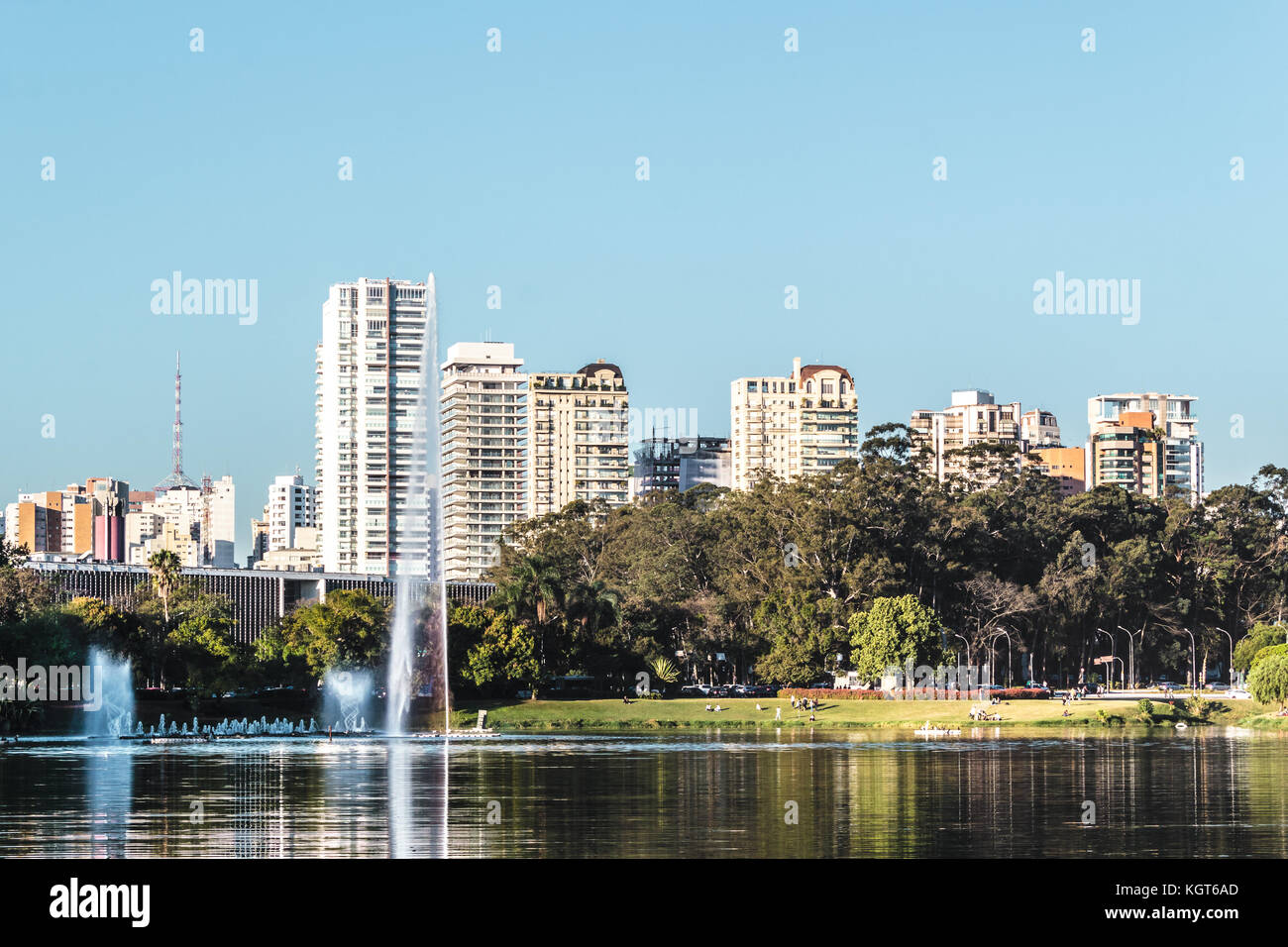 Foto von Ibirapuera Park in Sao Paulo, Brasilien (Brasil) Stockfoto