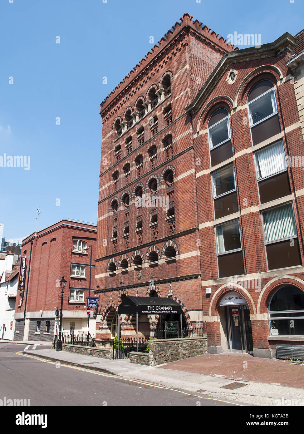 Die Kornkammer - Bristol byzantinischen Stil Gebäude, Walisisch zurück, Bristol Stockfoto