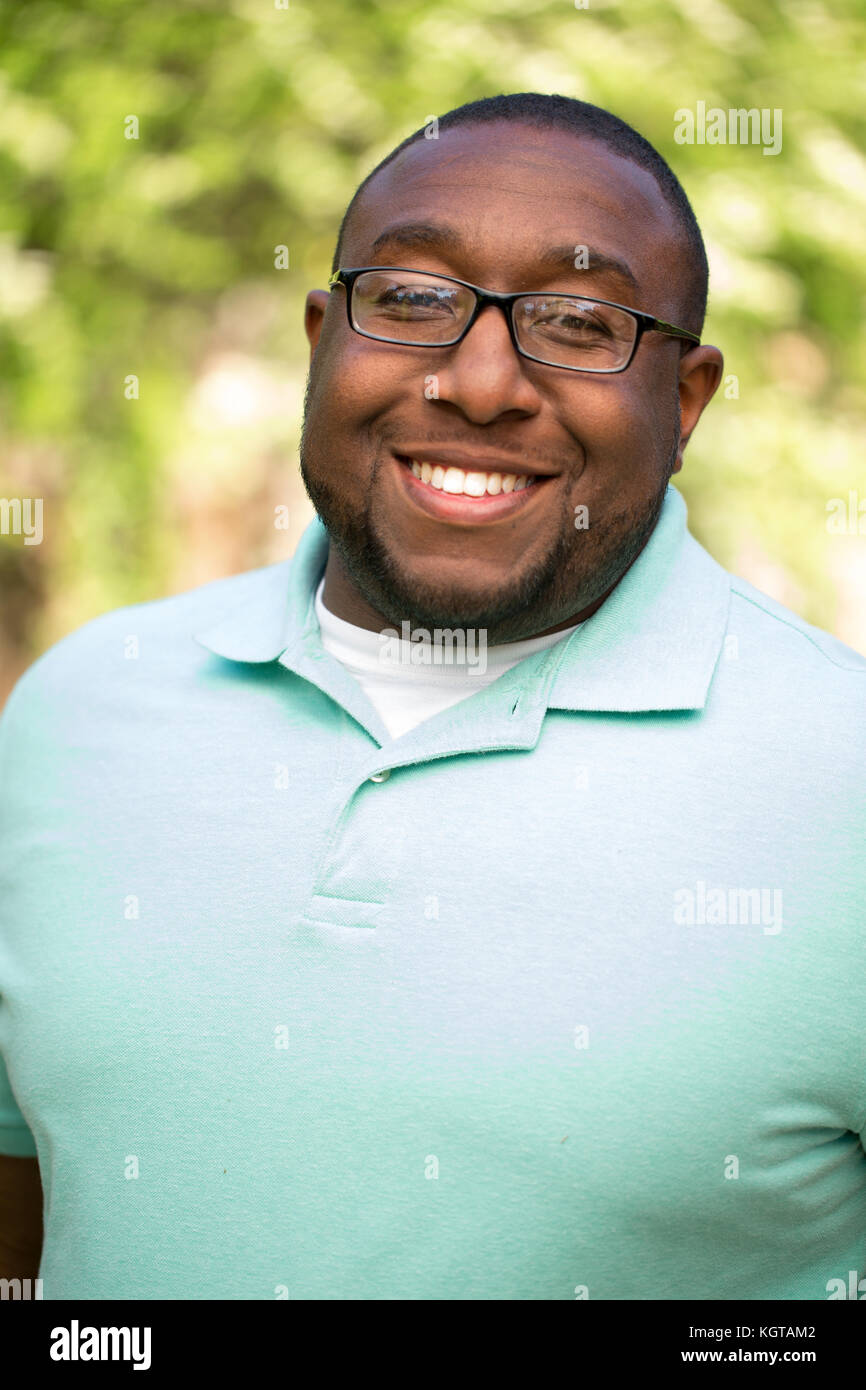 Happy african american man. Stockfoto