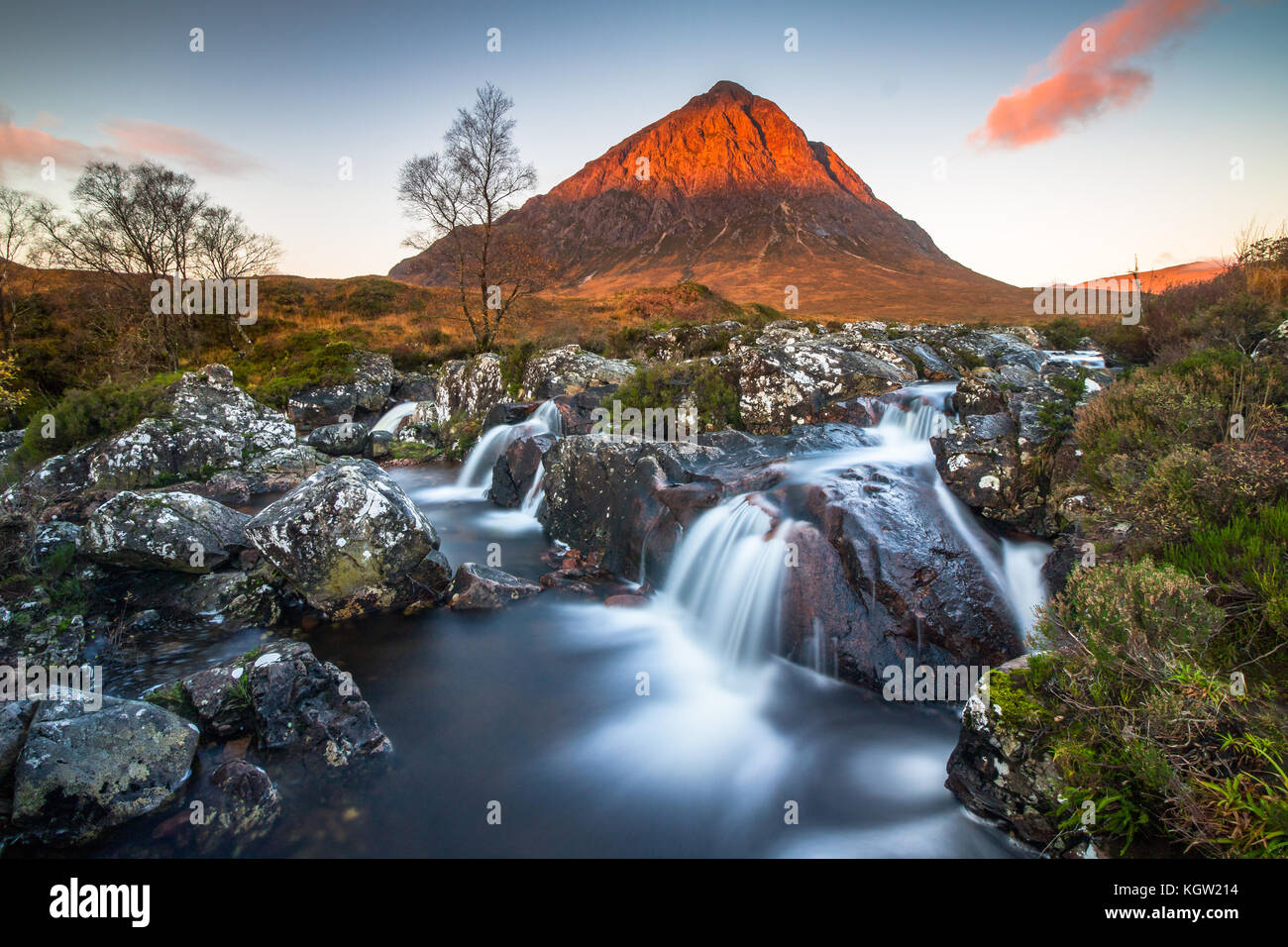 Buachaille Etive Mòr, Glencoe Stockfoto