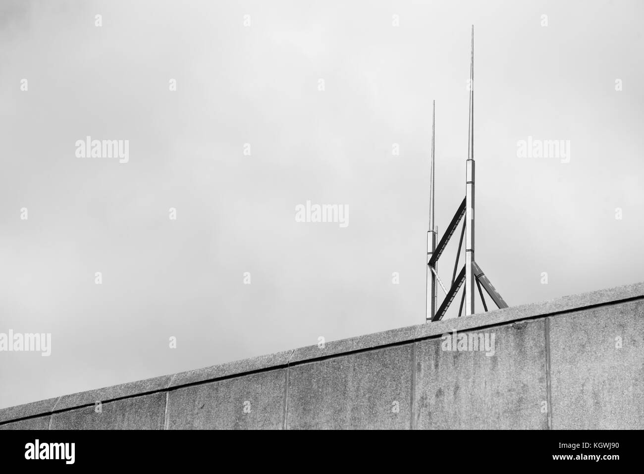 Die obersten Türme des Deutsche Bank-Gebäudes in Sydney CBD in Australien Stockfoto