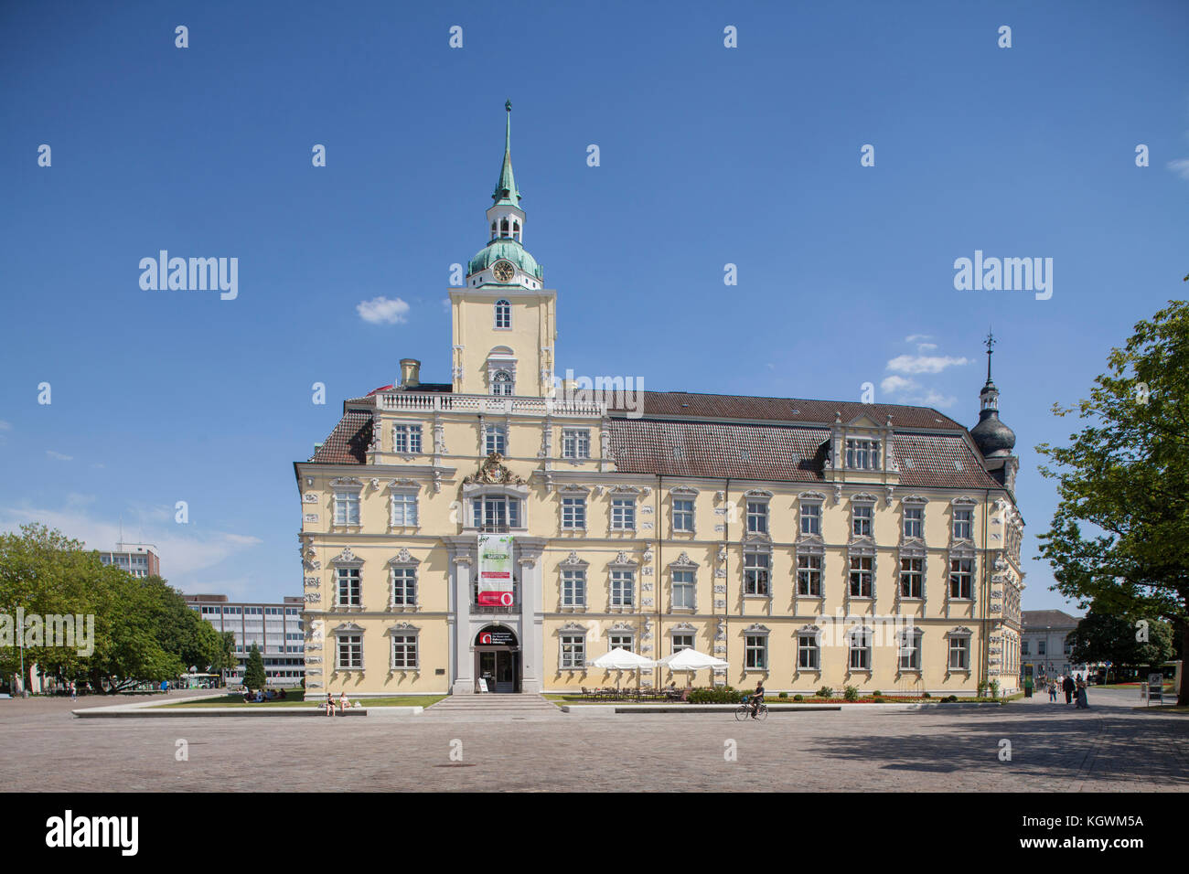 Oldenburger Schloss, Oldenburg in Oldenburg, Deutschland I Oldenburger Schloss, Museum für Kunst und Kulturgeschichte, Oldenburg in Oldenburg, Niedersachsen Stockfoto