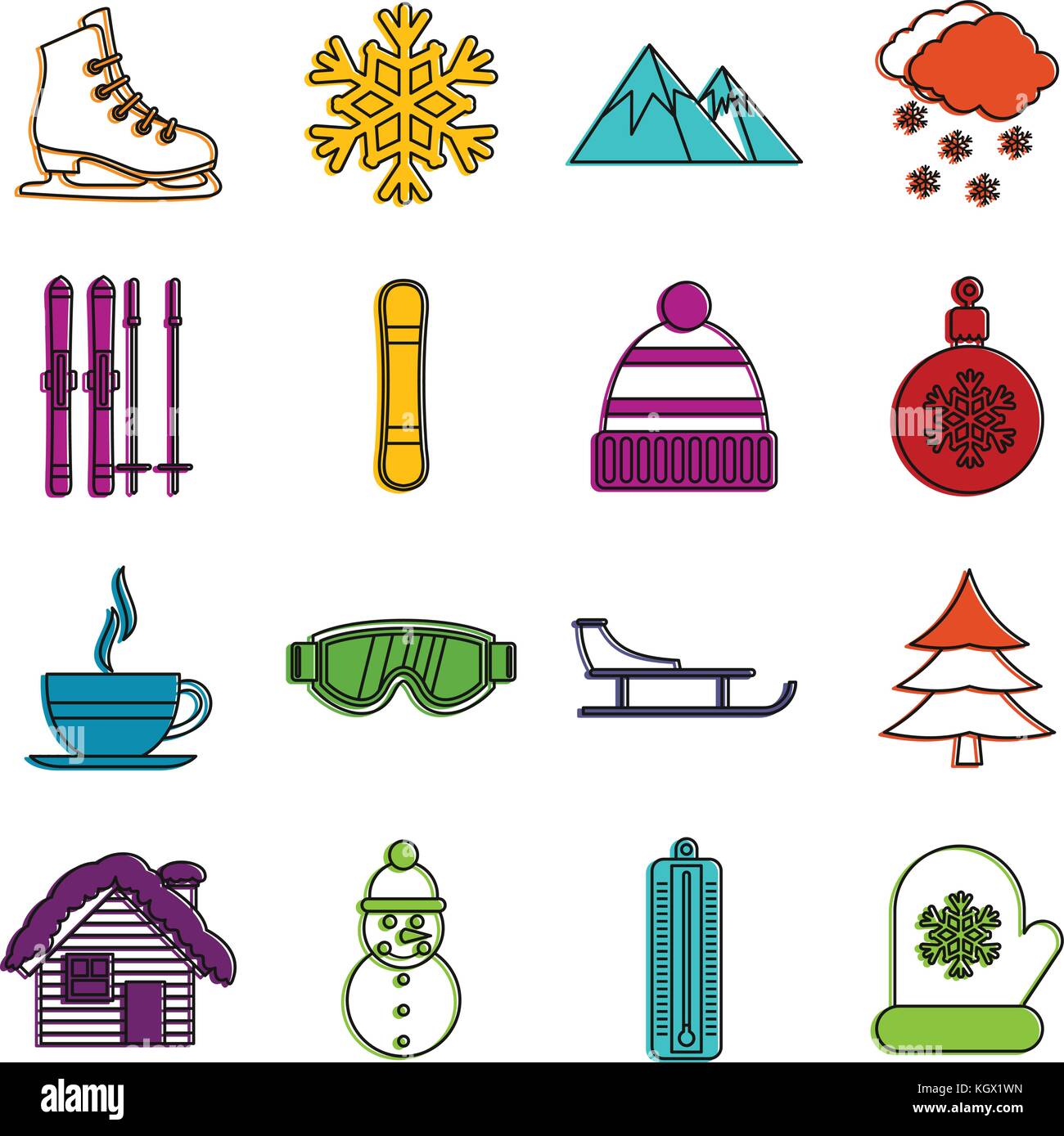 Winter Symbole Stockfotos Und Bilder Kaufen Alamy