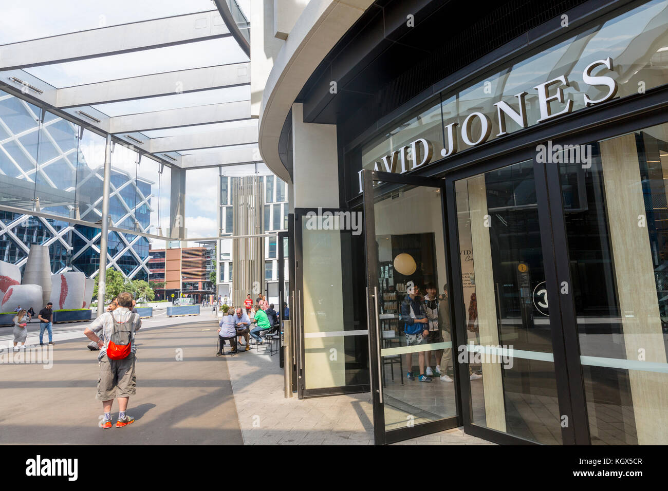 David Jones Kaufhaus in Barangaroo, Stadtzentrum von Sydney, Australien Stockfoto