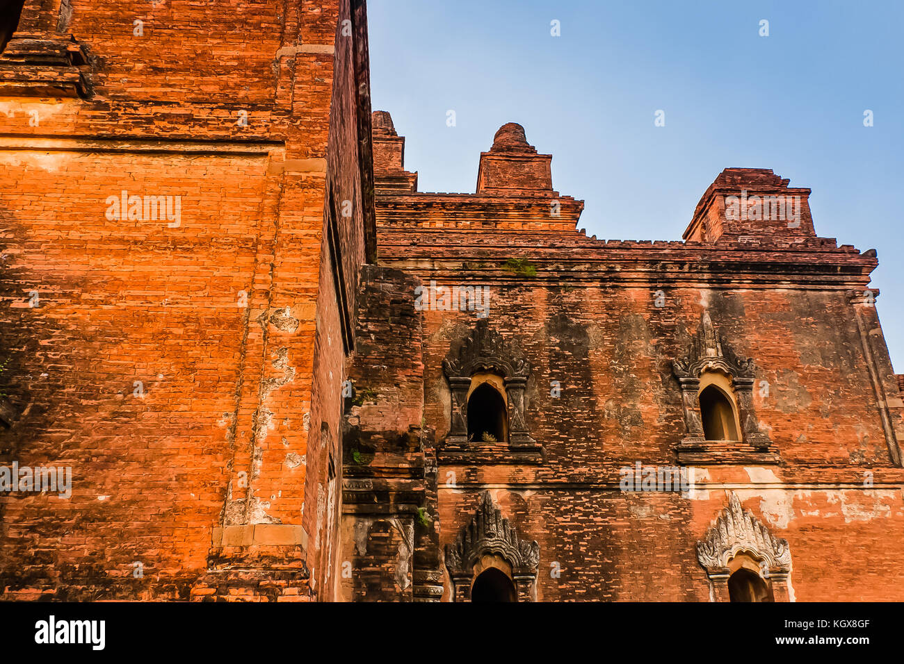 Ein Fragment des Dhammayangyi-Tempels außen, Alt Bagan, Myanmar Stockfoto