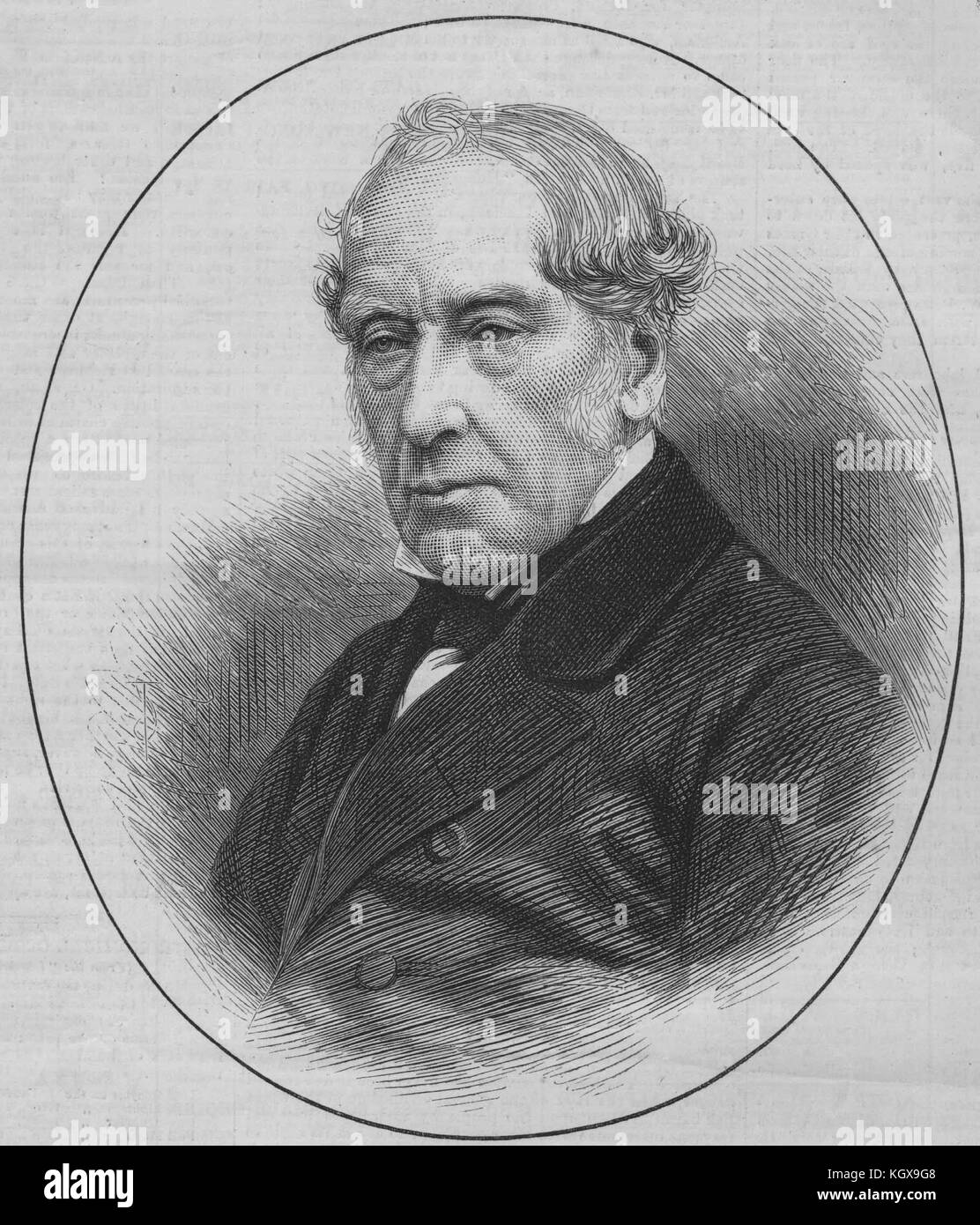 Sir W. Fairbairn, Bart. Porträts 1874. Die Illustrated London News Stockfoto