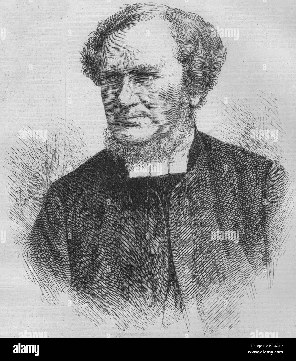 Die richtigen Pfr. Dr. Mackenzie, Weihbischof von Nottingham 1870. Die Illustrated London News Stockfoto
