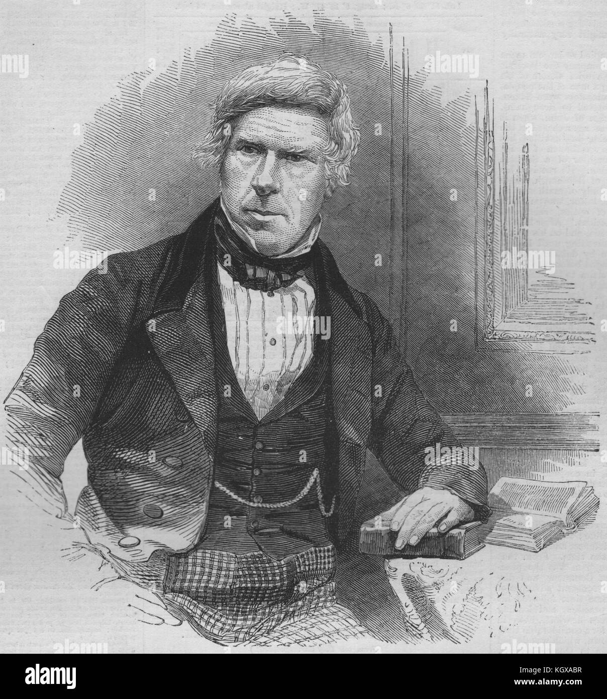 Die richtigen Hon Lord Brougham. Porträts 1858. Die Illustrated London News Stockfoto