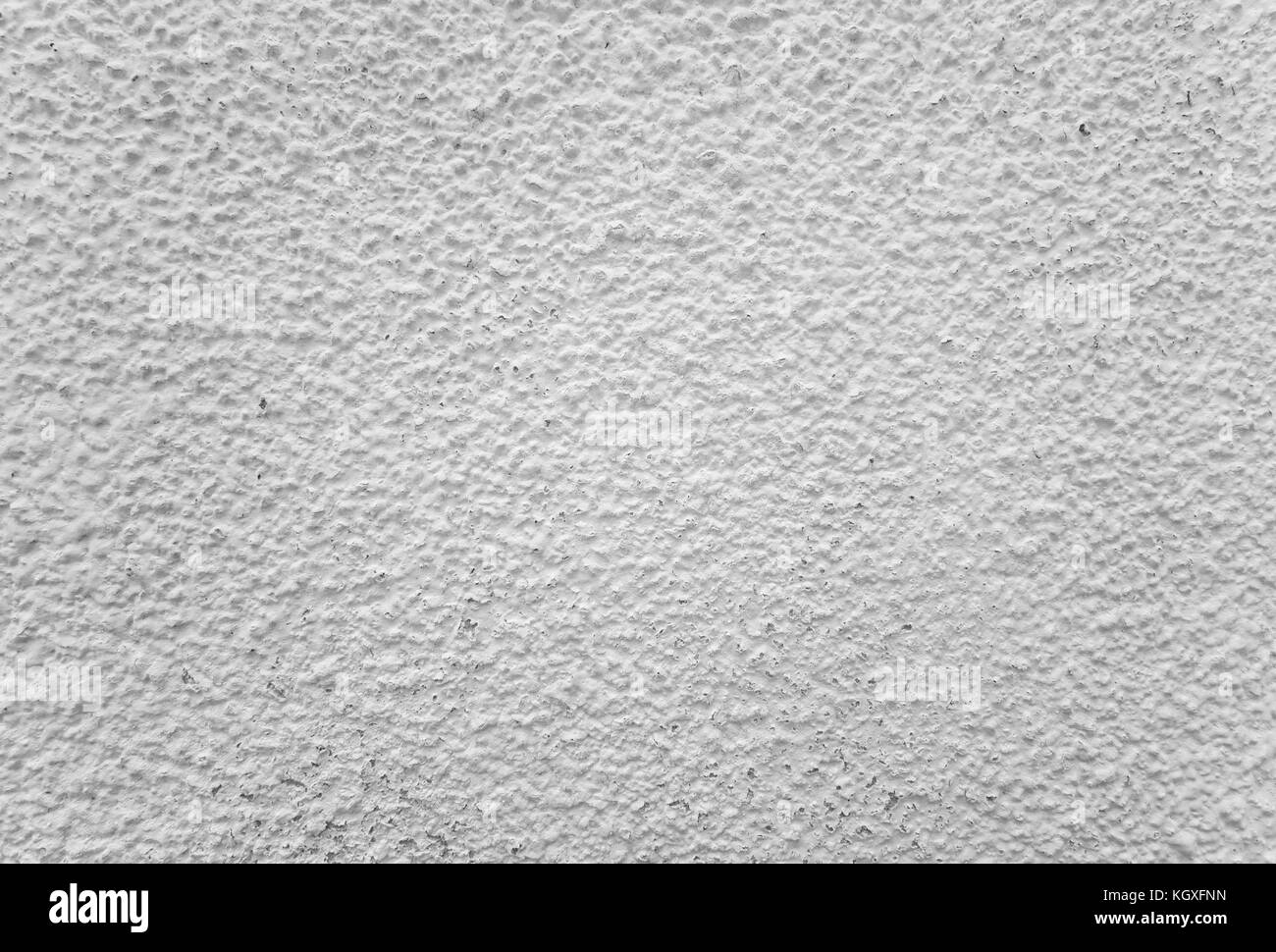 Weißen Hintergrund mit der Putz von einer Außenwand Stockfoto