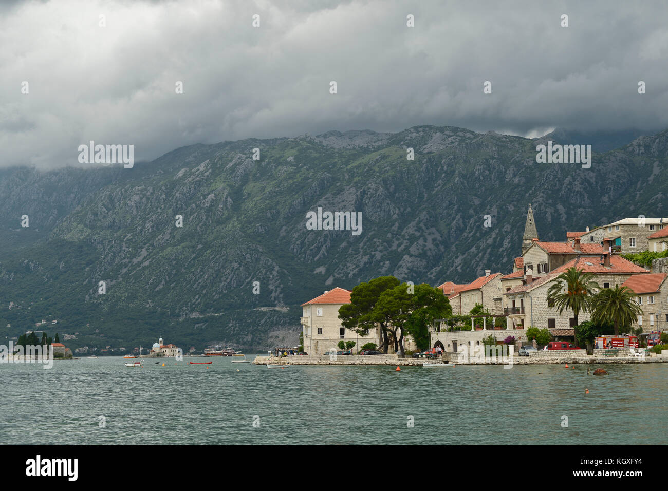Perast, Montenegro Stockfoto
