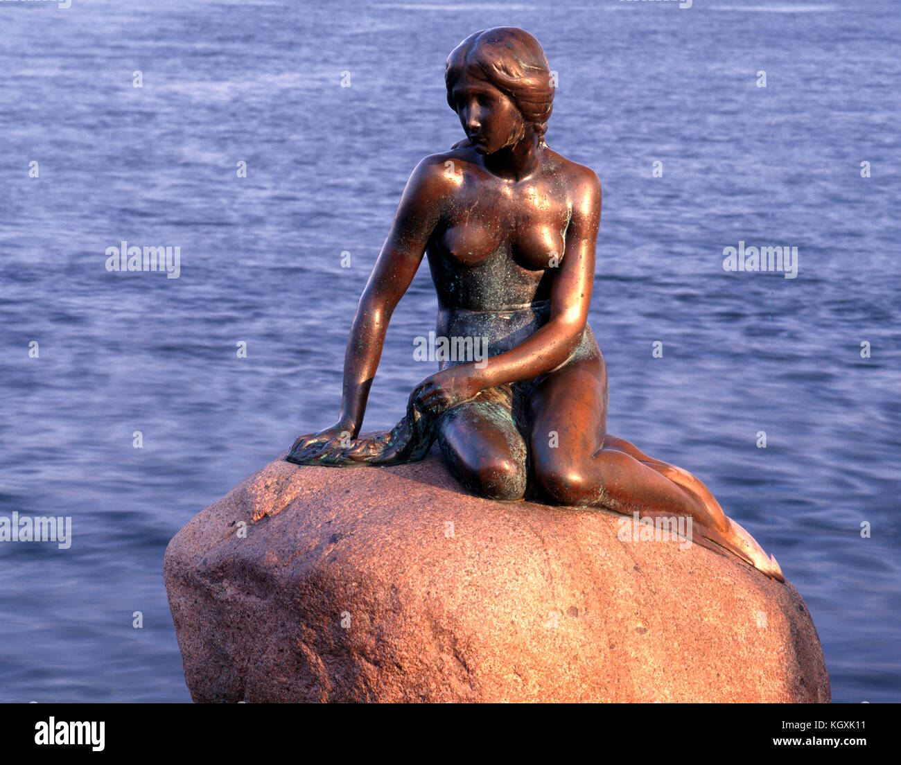 Die kleine Meerjungfrau, Kopenhagen, Dänemark, Skandinavien Stockfoto