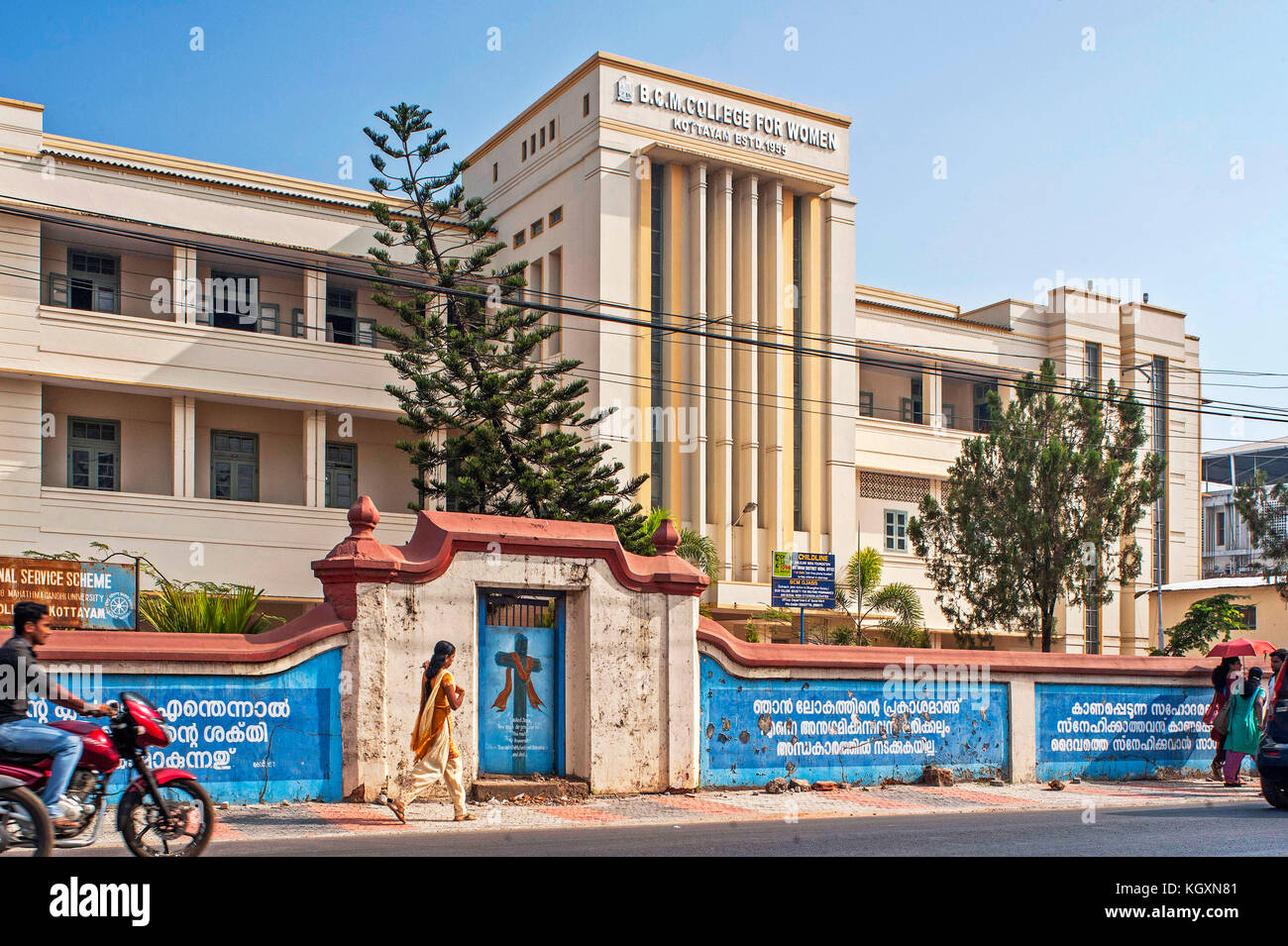 Bischof choolaparambil Memorial College, Kottayam, Kerala, Indien, Asien Stockfoto