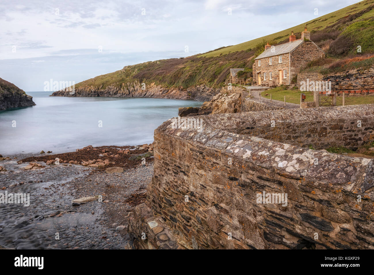 Port Quin, Cornwall, Großbritannien Stockfoto