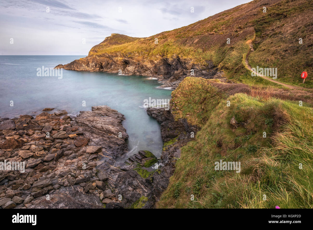Lundy Bay, Cornwall, Großbritannien Stockfoto