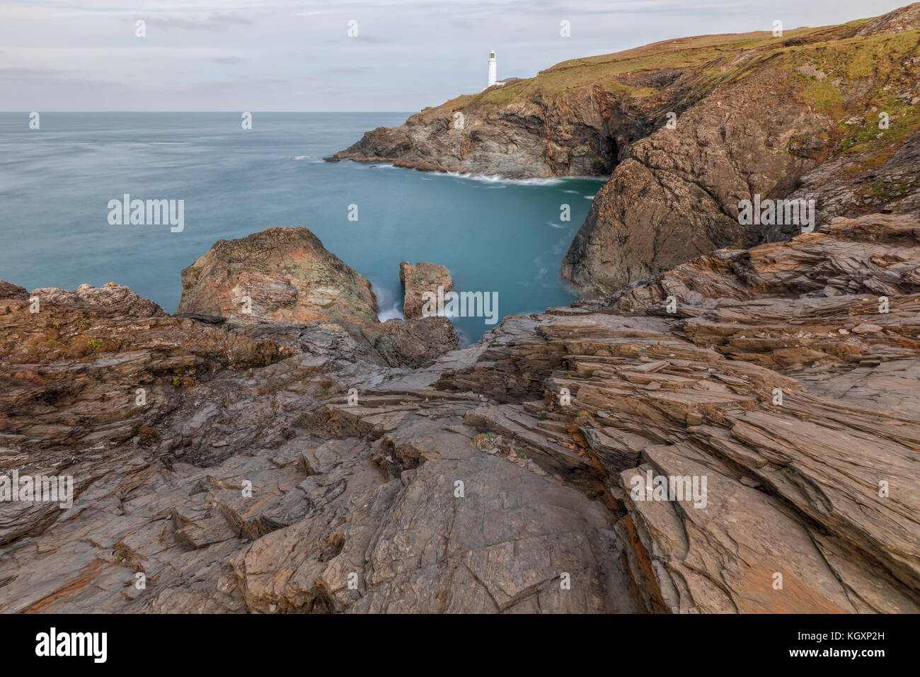 Trevose Head, Cornwall, Großbritannien Stockfoto