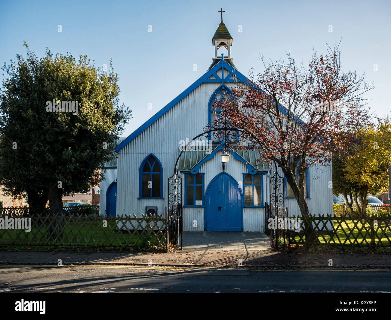 Zinn Wohnung, Hythe, Kent, Großbritannien Stockfoto