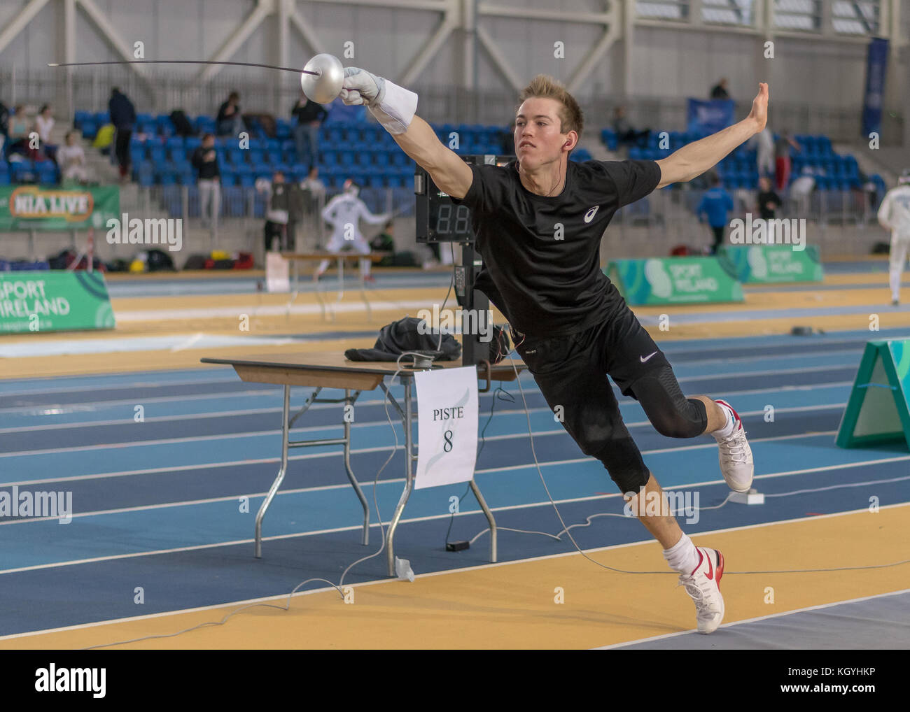 Dublin, Irland. November 2017. Irish Open einschließlich Satellite World Cup Herren epee Credit: Fabrice Jolivet/Alamy Live News Stockfoto