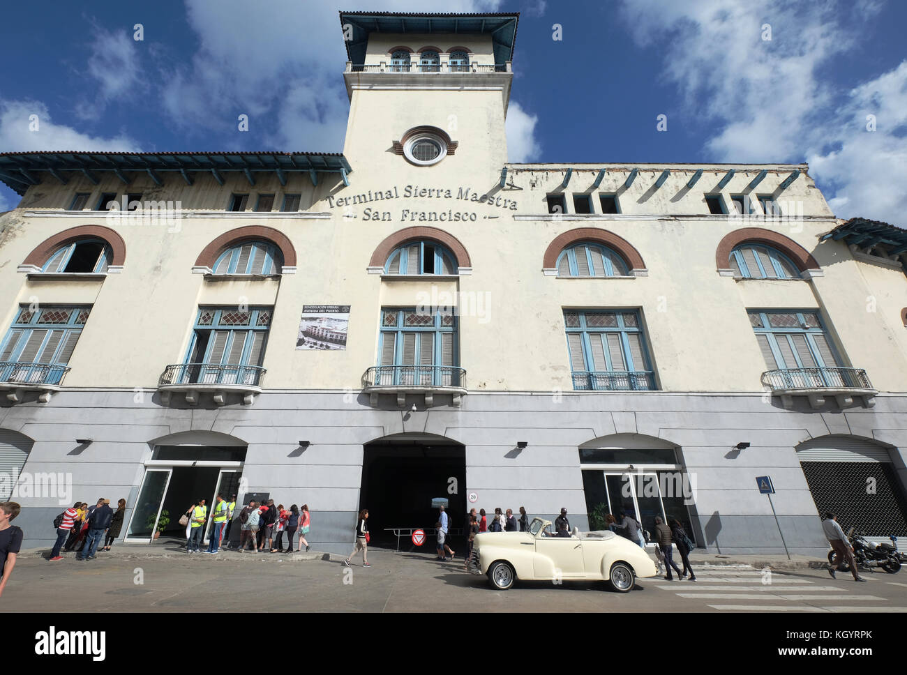 Terminal Sierra Maestra, Havanna, Kuba Stockfoto