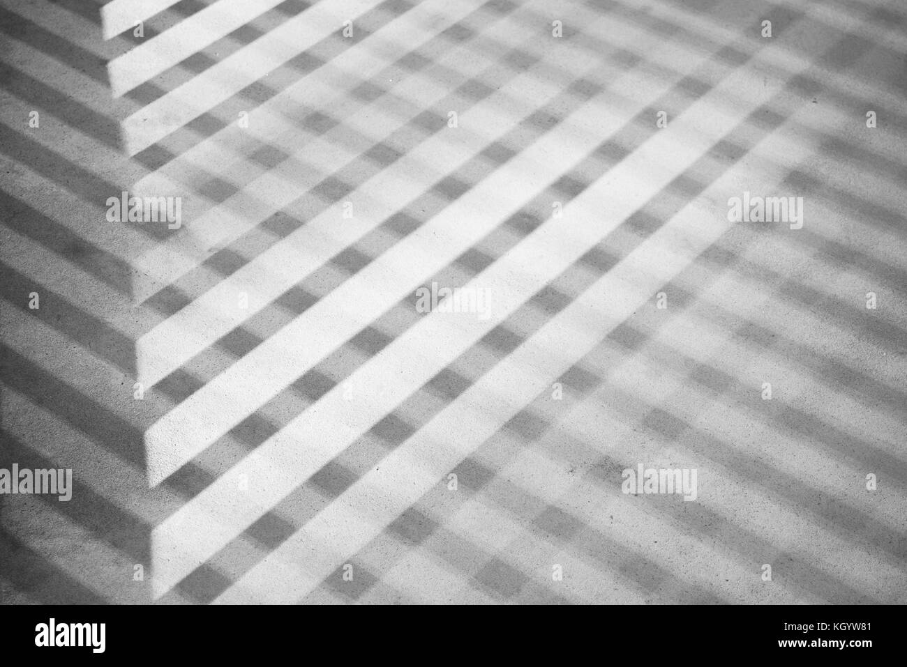 Leichte Schatten Kreuzung Architektur Stockfoto