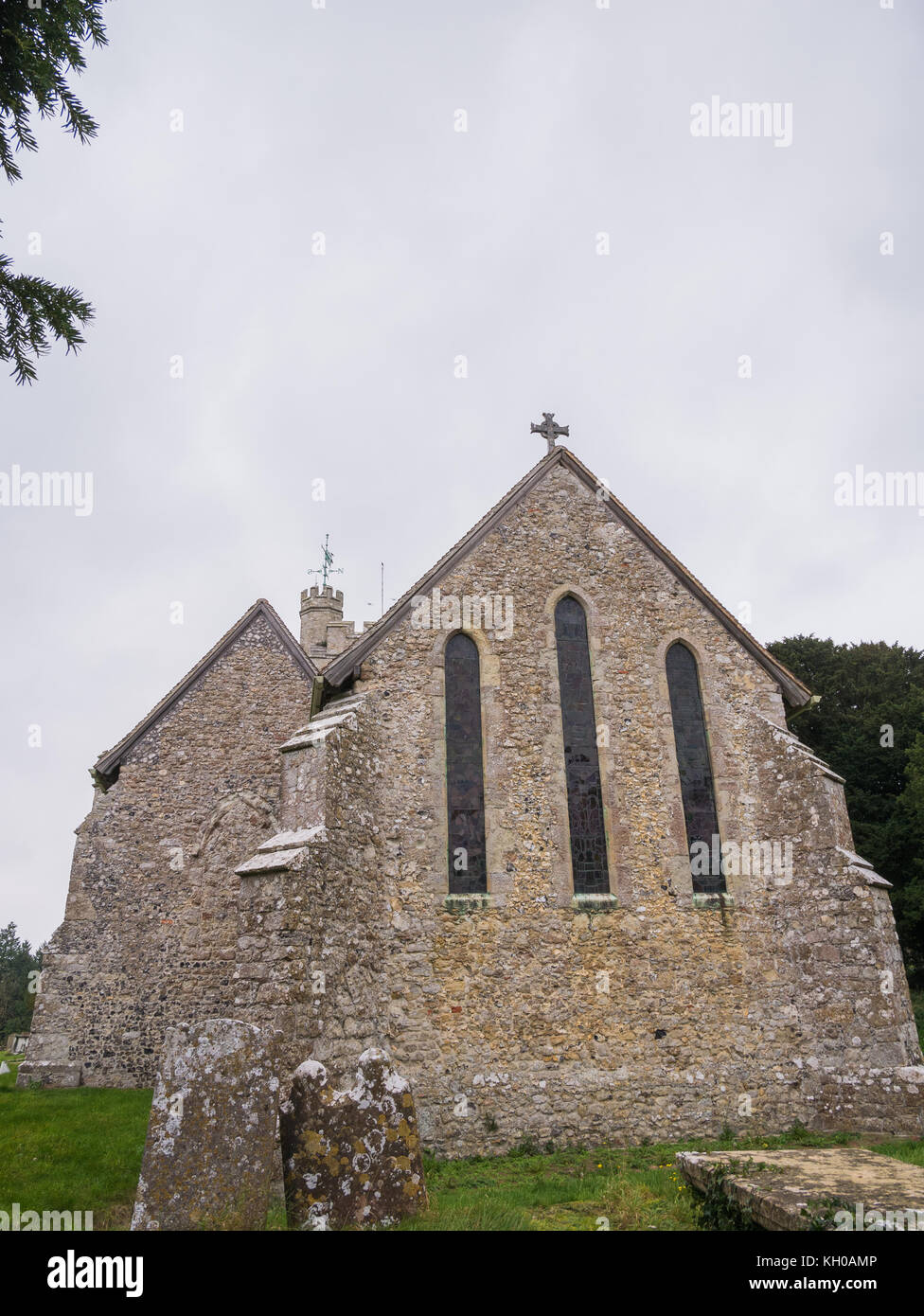 Der hl. Johannes der Täufer Kirche, Harrietsham, Kent, Großbritannien Stockfoto