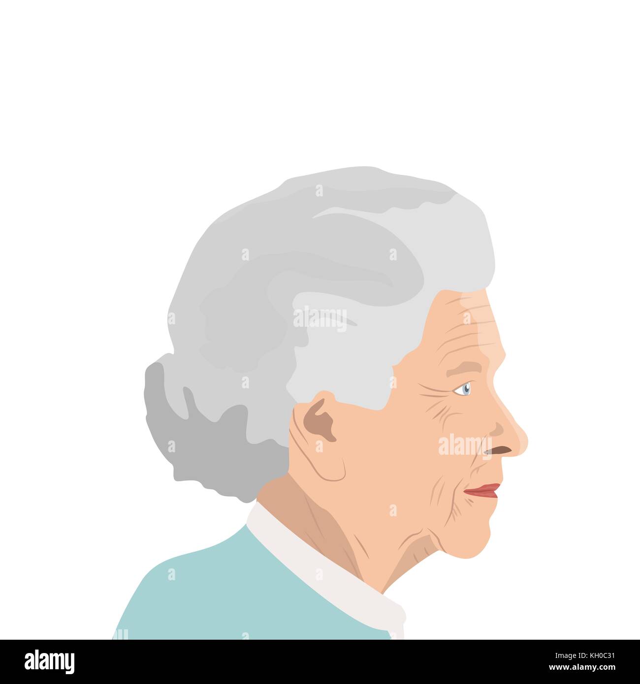 November 11, 2017. Redaktionelle Illustration der Portrait von Königin Elizabeth II., Königin von Großbritannien, Kanada, Australien und Neuseeland, und Leiter der Stock Vektor