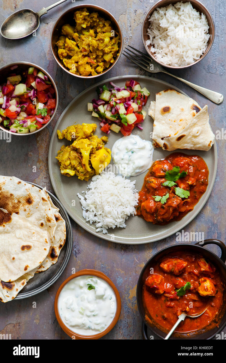 Indisches Huhn Tikka Masala Curry Stockfotos und -bilder Kaufen - Alamy