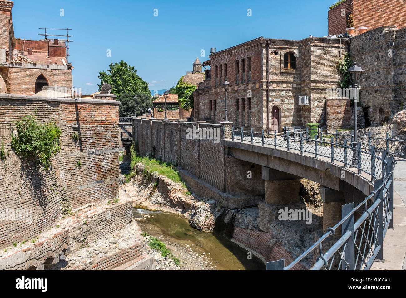 Tiflis, Georgien, Osteuropa - abanotubani Badewanne Bezirk in der Altstadt Sektor der Stadt. Stockfoto